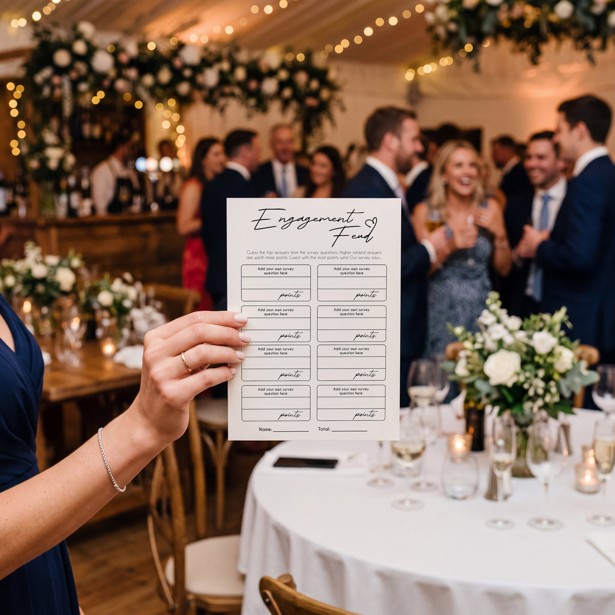 Personalised Wedding Feud Game