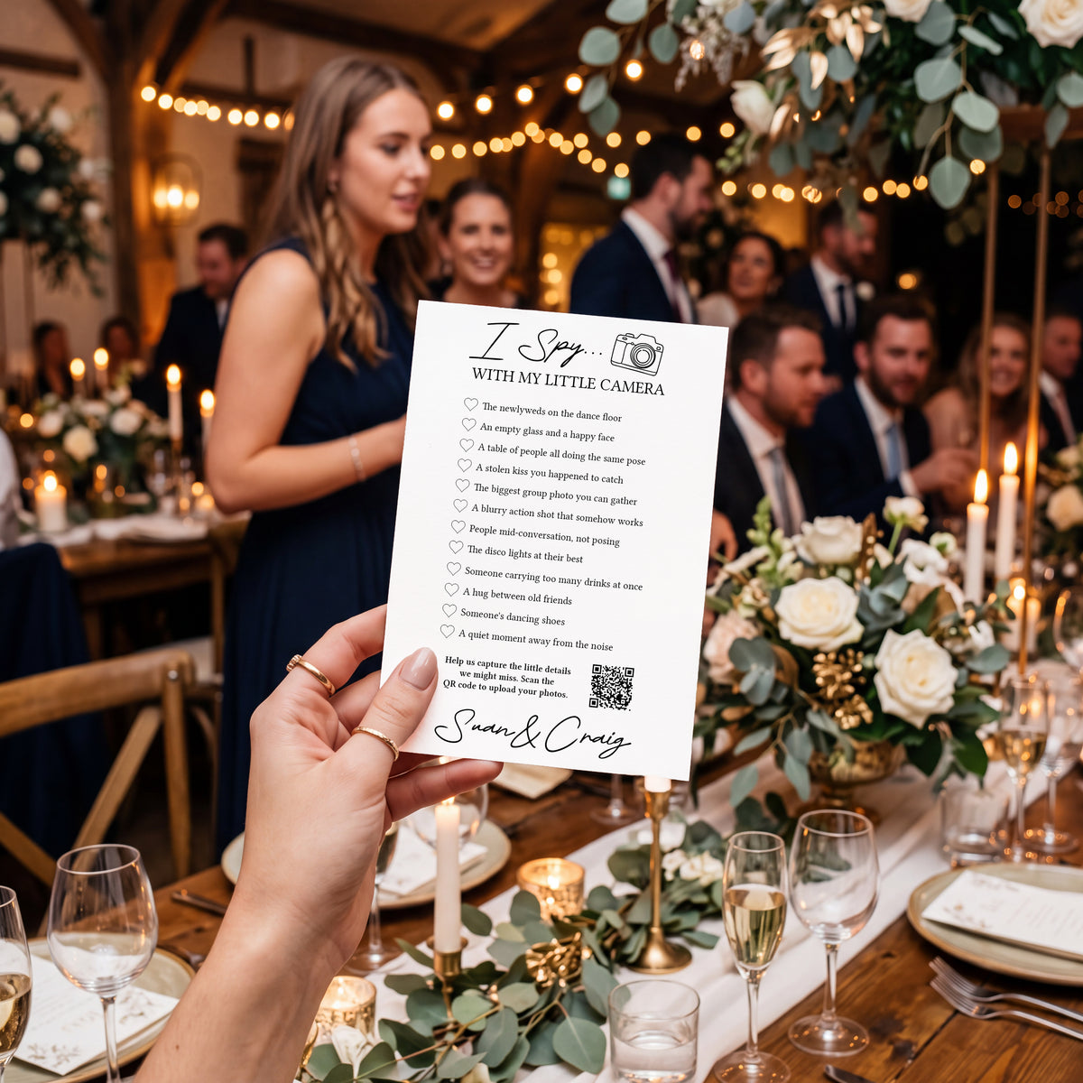 Personalised I Spy Wedding Game
