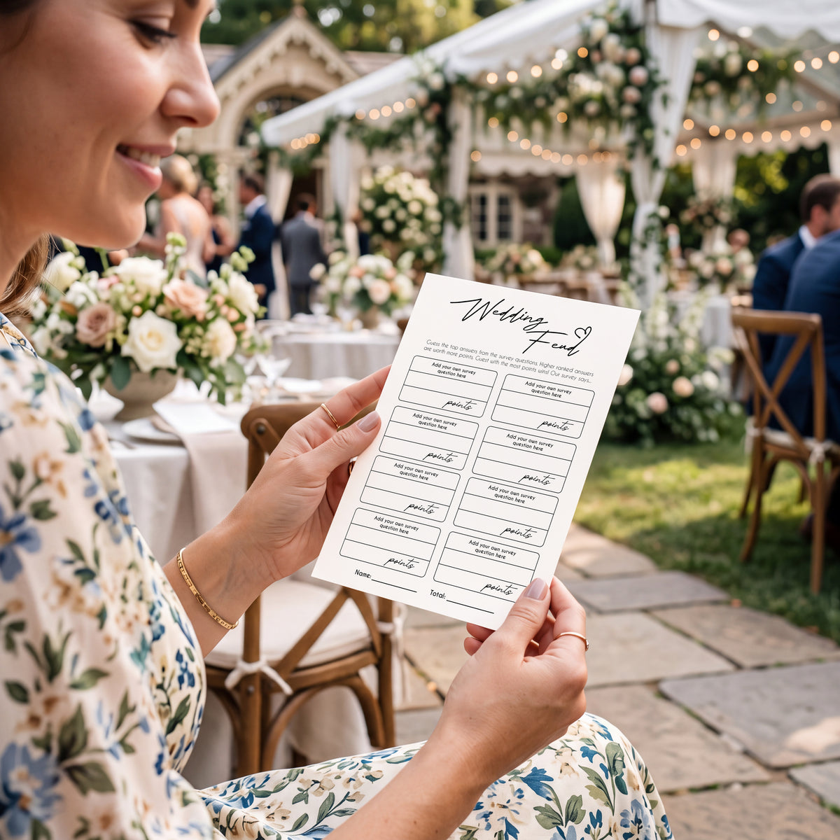 Personalised Wedding Feud Game
