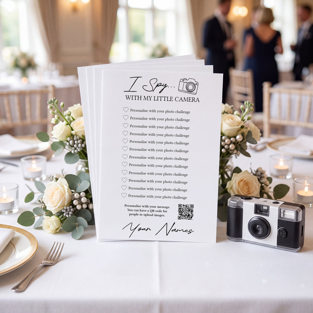 Personalised I Spy Wedding Game